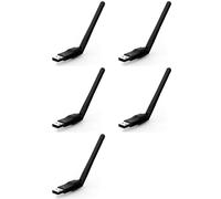 Vjsujehgy 5X Ricevitore NIC Ricevitore NIC Wireless WiFi USB Driver PC Laptop Trasmettitore Esterno WiFi