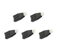 Vjsujehgy 5X USB TO RS232 RS485 Modulo di Comunicazione Seriale USB Convertitore di Segnale USB-232/485 di Livello Industriale