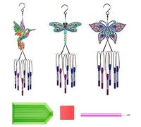 Vjsujehgy 6 Pz Diamond Paint Double Face 3D Diamond Paint Wind Chime Paint By Number Ornamenti da Appendere per Adulti