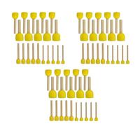 Vjsujehgy 60 PZ Set di Pennelli Rotondi per Spugne Strumenti per Dipingere per Bambini - Set di Strumenti per Dipingere Strumenti di Spugna in 4 Formati per Bambini