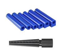 Vjsujehgy 7 Pezzi di Tubo di Blu per Intagliare Gioielli, Stampo per A Foro Rotondo, Strumento per la, Kit per Intagliare la
