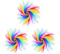 Vjsujehgy 72 Pezzi Sciarpe da Giocoleria per Bambini Sciarpe da Ballo per Lezioni di Musica Sciarpe Ritmiche Sete da Gioco per Il Movimento dei Bambini