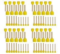 Vjsujehgy 80 PZ Set di Pennelli Rotondi per Spugne Strumenti per Dipingere per Bambini - Set di Strumenti per Dipingere Strumenti di Spugna in 4 Formati per Bambini