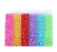 Vjsujehgy AB Nail Rhinestone Boxed DIY Resin Jelly Diamond Symphony per Telefono Accessori Accessori per Gioielli Adesivo con Diamanti
