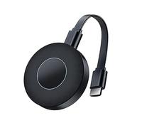 Vjsujehgy Adattatore Dongle per Display Compatibile con Wireless Adattatore per Display in Plastica Nera necessità di App Video/Audio da Laptop, PC, Smartphone A Proiettore HDTV