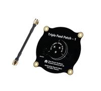 Vjsujehgy Antenna A Patch A Tripla Alimentazione da 5,8 GHz RP SMA, Antenna Circolare Direzionale Polarizzata per FPV Fatshark Goggles RC Drone Pezzi di Ricambio