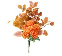 Vjsujehgy Artificiale Bridal Shower Wedding Bouquet Fiori Artificiali Faux Ball Bouquet di Crisantemo DIY Fiori Finti E