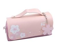 Vjsujehgy Astuccio per Matite Rosa Astuccio nel Pelle PU Astuccio per Cancelleria Astuccio per Matite Astuccio per Matite
