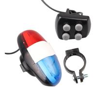 Vjsujehgy Campanello per Bicicletta - Sicurezza Potenziata con Luci LED e Suoni di Sirena Multipli per Tutte Le Biciclette