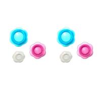 Vjsujehgy Coperchio per Alimenti in Silicone Riutilizzabile, Coperchio Estensibile Multicolore, Set da 6 Pezzi di Tutte Le Dimensioni.