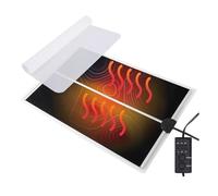 Vjsujehgy Cuscinetto Riscaldante in Resina Cuscinetto Riscaldante Flessibile in Silicone A Polimerizzazione più Rapida Spegnimento Automatico con Timer Spina UE