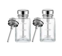 Vjsujehgy Distributore A Pompa Push-Down, Bottiglia Trasparente con Distributore A Pompa, Distributore di Alcol Push-Down, Distributore di Acetone Push-Down