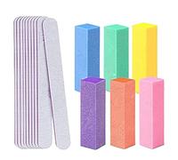 Vjsujehgy e Tamponi per Unghie da 16 Pezzi, Kit di Strumenti Professionali per Manicure per Strumento di Manicure per Pedicure per Unghie