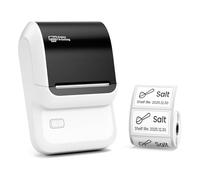 Vjsujehgy Etichettatrice, Etichettatrice Bluetooth Compatibile con Telefoni Cellulari e Computer, Etichettatrice Portatile Inchiostro per Indirizzo B