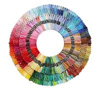 Vjsujehgy Filo da Ricamo A 447 Colori, Cablaggio da Ricamo A Mano, Materiale per Tessere Corde per Braccialetti, Decorazioni per la Casa