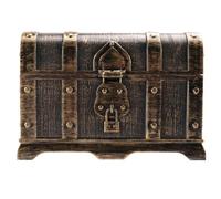 Vjsujehgy Forziere del dei Pirati, Forziere, Portagioie, Scatola di Plastica per Giocattoli, Scatole del, Decorazioni