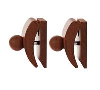 Vjsujehgy Ganci per Arazzi, Ganci per Trapunte per Arazzi, Morsetti per Ganci per Coperte, Espositori per, Clip da Parete in Legno, Confezione da 2