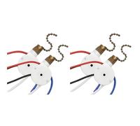 Vjsujehgy Interruttore Luci Ventilatore un Soffitto 4 Pezzi ZingEar ZE-208S E89885 Interruttore Ventola un 4 Fili un 3 Velocità, Interruttore Luci Ventilatore,