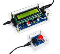 Vjsujehgy Kit Decoder per Addestramento CW DIY Decoder CW Lettore Codice Morse Display LCD Scheda Circuito Radio Kit per Esercitazione di Saldatura Elettronica