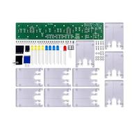 Vjsujehgy Kit DIY per Controllo del Suono LED Spettro Musicale Elettronico Colonna Display Audio PCB Kit di Pratica di Saldatura LM358 LM339