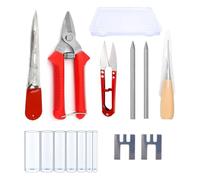 Vjsujehgy Kit per Intrecciare Cesti, Kit di Riparazione in Vimini, Kit di Riparazione in Rattan per Mobili in Vimini, Strumento per Avvolgere di Pino, Kit di Strumenti DIY