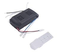 Vjsujehgy Kit Universale per Ventilatore A Soffitto 50W con 6 velocità e Funzione Timer per Ventilatore A Soffitto A Corrente Continua