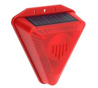 Vjsujehgy Lampada D'Allerta Wireless con Sensore di Movimento Solare, di Allerta Impermeabile per Esterni, Rilevatore di Lupi Selvatici.