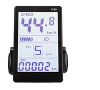 Vjsujehgy M6H Display LCD per Bici Elettrica Cruscotto 24V-60V Schermo LCD Universale per Scooter Elettrico per Bici Elettrica (SM 6PIN)