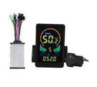 Vjsujehgy M7C Bici Elettrica Display LCD Color Meter 24V-60V+36V 350W Controller Sinusoidale UART per e Bike e Accessori per Scooter (SM 5PIN)