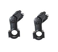 Vjsujehgy Manubrio per Bicicletta Ad Angolo Regolabile Riser Adattatore per Stelo Forcella Anteriore nel Lega di Alluminio Accessori per Stelo per Mountain Bike