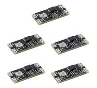 Vjsujehgy Modulo Interruttore Bistabile A Pulsante Singolo da 5 Pezzo 4,5-26V 1.3ua Carico 10A Modulo Interruttore Mini A Chiave A Bassa Potenza e Ampia Tensione