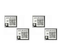 Vjsujehgy Modulo Serie Lora HT-RA62 da 4 Pezzi SX1262 per Sviluppo Secondario, Supporta Il Protocollo LoRaWAN per Meshtastic 863-928 MHz