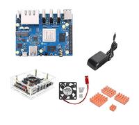 Vjsujehgy Per 5 Plus 16GB RAM RK3588 Octa-Core 2.5G Doppia Porta di Rete con Scheda di Espansione PCIE con Accessori Spina UE di Facile Installazione