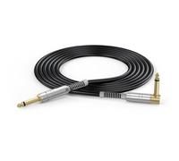 Vjsujehgy per Chitarra Cavi per Strumenti da 10 Piedi per Amplificatore per Chitarra Elettrica Jack da 6,35 mm Placcato da 1/4 di Pollice Rete Intrecciata