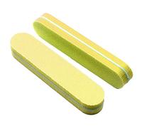 Vjsujehgy per Lucidatura per Lucidatura un Blocchi di Levigatura per Tamponi per Unghie da 20 Pezzi per Kit per Nail Art nel Acrilico Strumenti per Manicure Giallo