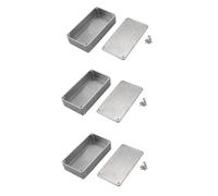 Vjsujehgy per Pedaliera nel Alluminio per Pedale Effetti per Chitarra da 3 Pezzo per Kit Pedale Chitarra DIY 1590B