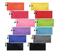 Vjsujehgy per Penna un Matita Impermeabile con Cerniera per Borsa Da 24 Pezzi, per Accessori Da Viaggio, Cosmetici, 12 Colori