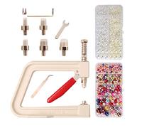 Vjsujehgy Pressa A Mano Perla Impostazione Macchina Utensile Perline Rivetto Macchina di Fissaggio per DIY