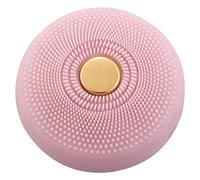 Vjsujehgy Rosa Massaggiatore Detergente Viso In Silicone Facciale Portatile Pulizia Profonda Vibrazione Ricaricabile Dispositivo di Bellezza Cura Della Pelle Leggera A LED