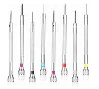 Vjsujehgy Set di Cacciaviti di Precisione da 8 Pezzi, Set di Cacciaviti per Riparazione di Orologi, Set di Cacciaviti per La Riparazione di Occhiali, Riparazione di Componenti Elettronici