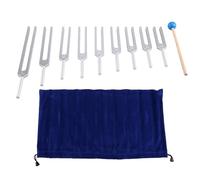 Vjsujehgy Set di Diapason per Chakra, 174Hz/285Hz/396Hz/417Hz/528Hz/639Hz/741Hz/852Hz/963Hz, per La Guarigione Dei Chakra, Terapia del Suono In