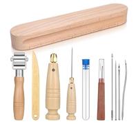 Vjsujehgy Set di Strumenti per Cucire ClapperSewing, Rullo per Cuciture ClapperSeam, Scucitore per Appiattire Tessuti e Stirare I Punti