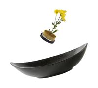 Vjsujehgy Set di Vasi, 2 Pollici Flower Frog Kanzan con Vaso A Ciotola da 9 Pollici - Include Flower Frog