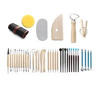 Vjsujehgy Strumenti Ceramica Strumenti per Scolpire L'Argilla Strumenti di Argilla Polimerica Kit Utensili Ceramica Set di Strumenti per Intagliare L'Argilla per Modellare L' DIY