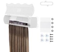 Vjsujehgy Supporto per Extension per Capelli per Lo Styling, 4 Modalità di Installazione con Strumento, Supporto per Extension per Capelli Progettato per il Lavaggio A