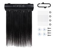 Vjsujehgy Supporto per Extension per Capelli per Lo Styling, 4 Modalità di Installazione con Strumento, Supporto per Extension per Capelli Progettato per il Lavaggio B