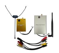 Vjsujehgy Trasmettitore Video FPV da 40 Km Trasmissione A Lungo Raggio UAV Wireless 500-600 MHz VTX e VRX 4W