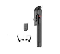 Vjsujehgy Treppiede per Selfie Stick (con Bluetooth), Telescopico A 6 Sezioni con Luce di Riempimento, Vlogging Anti-Vibrazioni di 1,7 Metri