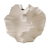 Vjsujehgy Vaso di Corallo Arte Contenitore per Fiori Vaso di Erba di Pampa Soggiorno Centrotavola da Tavolo Decor Crema B Resistente Facile da Usare