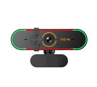 Vjsujehgy Webcam 4K da 12 MP con Microfono, Videocamera USB per Computer, Ideale per Videochiamate e Streaming, Plug And Play, per PC.